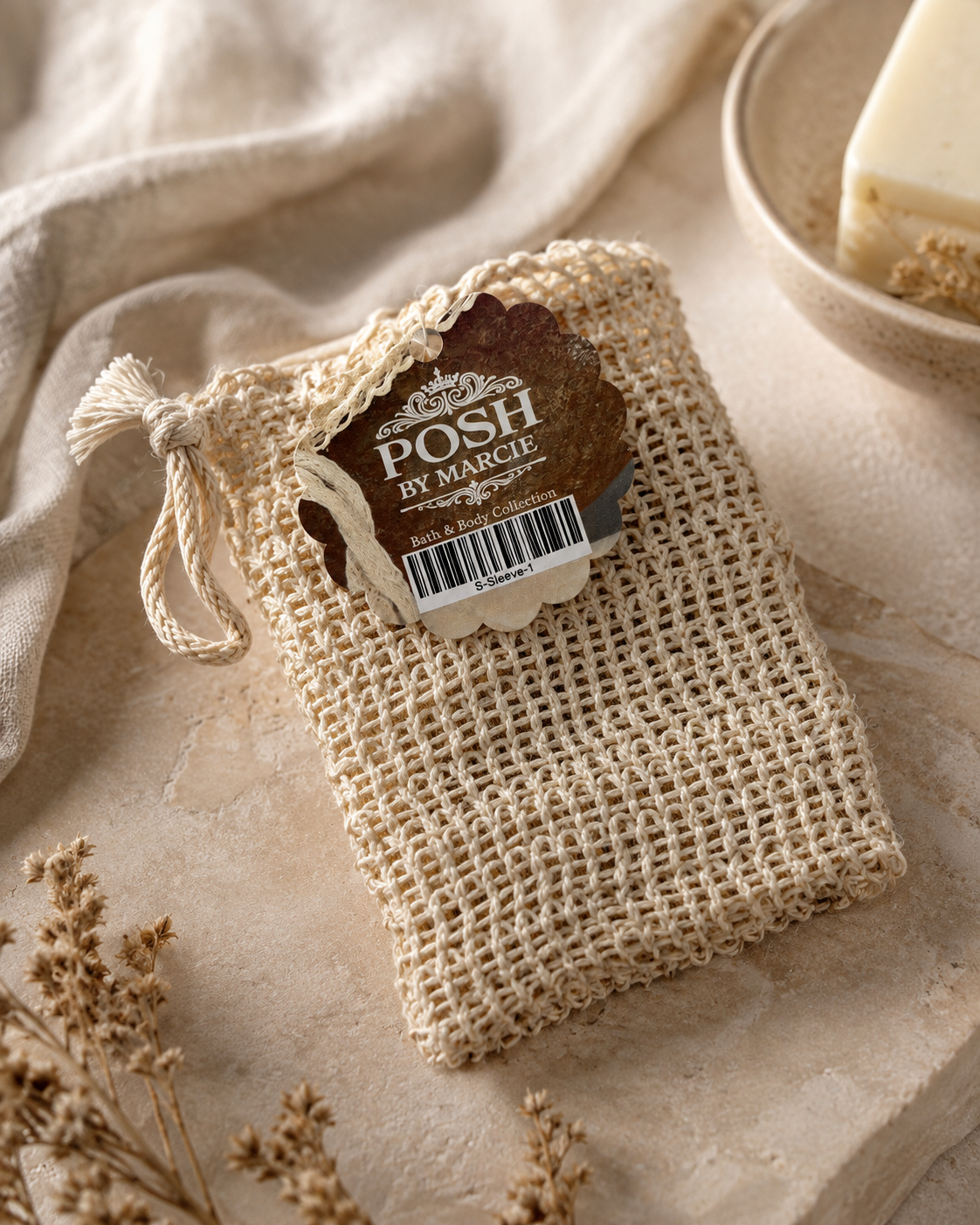 SOAP BAR LOOFAH BAG