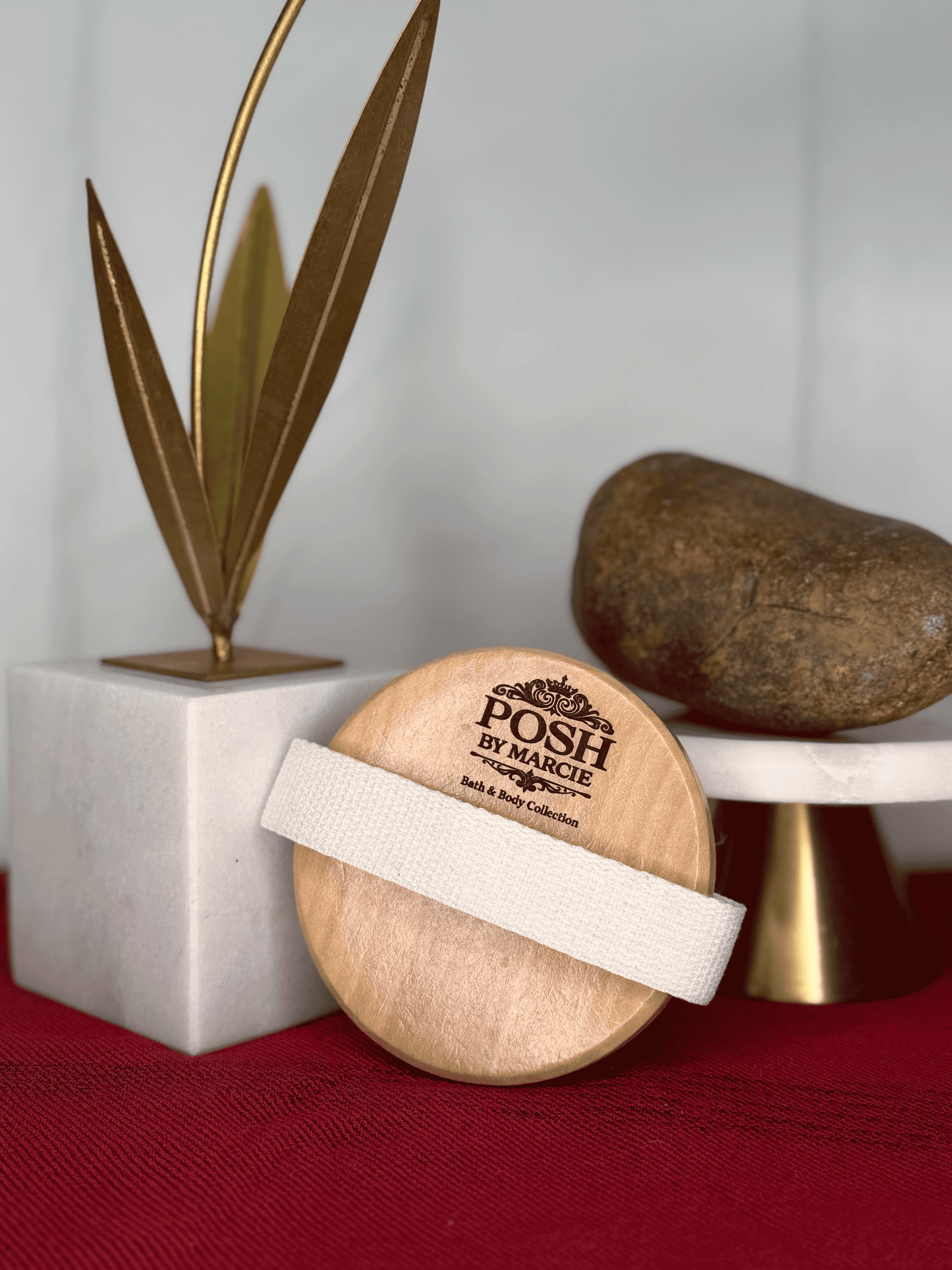 POSH BY MARCIE BAMBOO ROUND BODY BRUSH