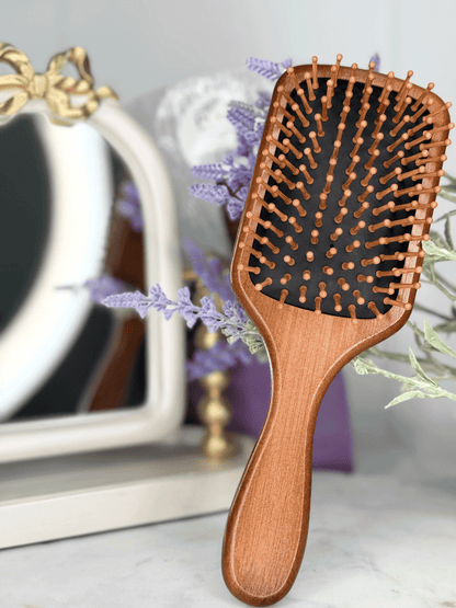 WOODEN PADDLE BRUSH