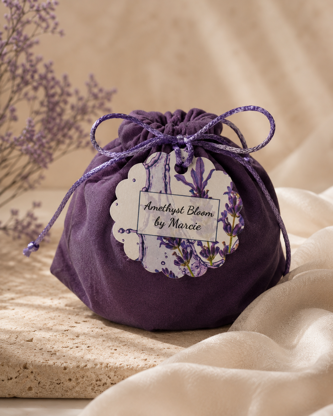 AMETHYST BLOOM LUXURY SCENTED CANDLE