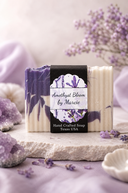 AMETHYST BLOOM HANDCRAFTED SOAP BAR
