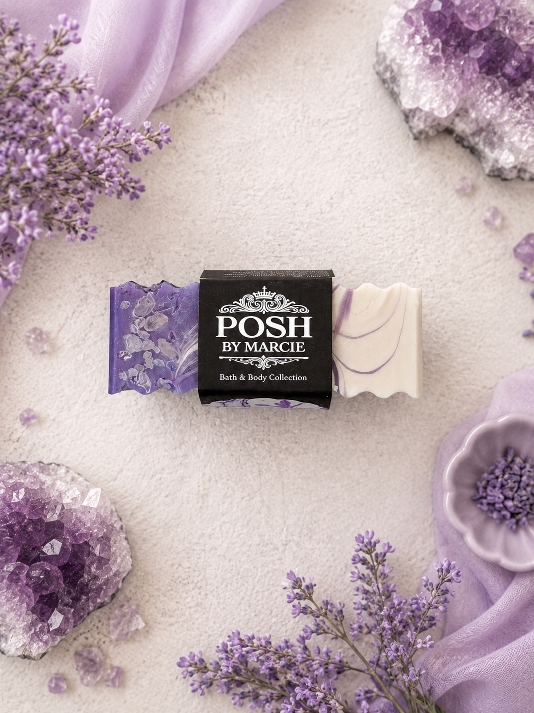 AMETHYST BLOOM HANDCRAFTED SOAP BAR