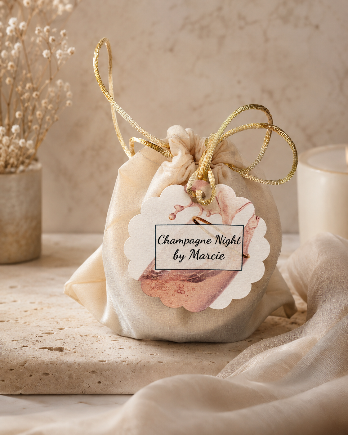 CHAMPAGNE NIGHT LUXURY SCENTED CANDLE