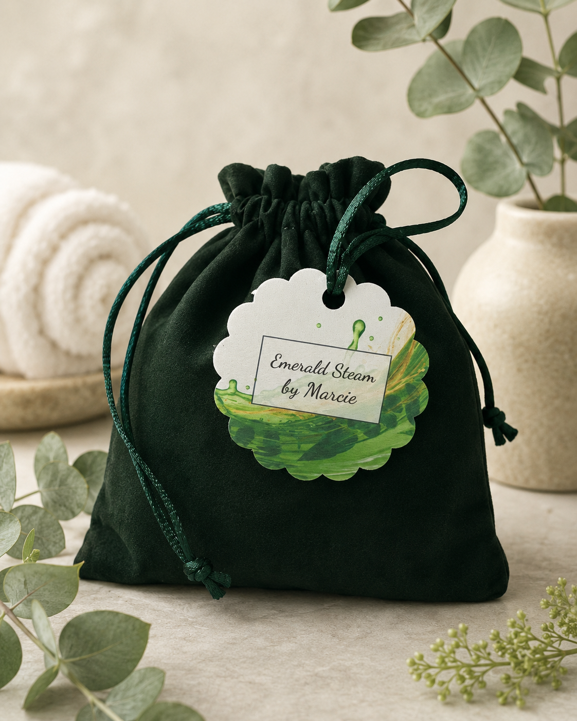 EMERALD STEAM LUXURY SCENTED CANDLE