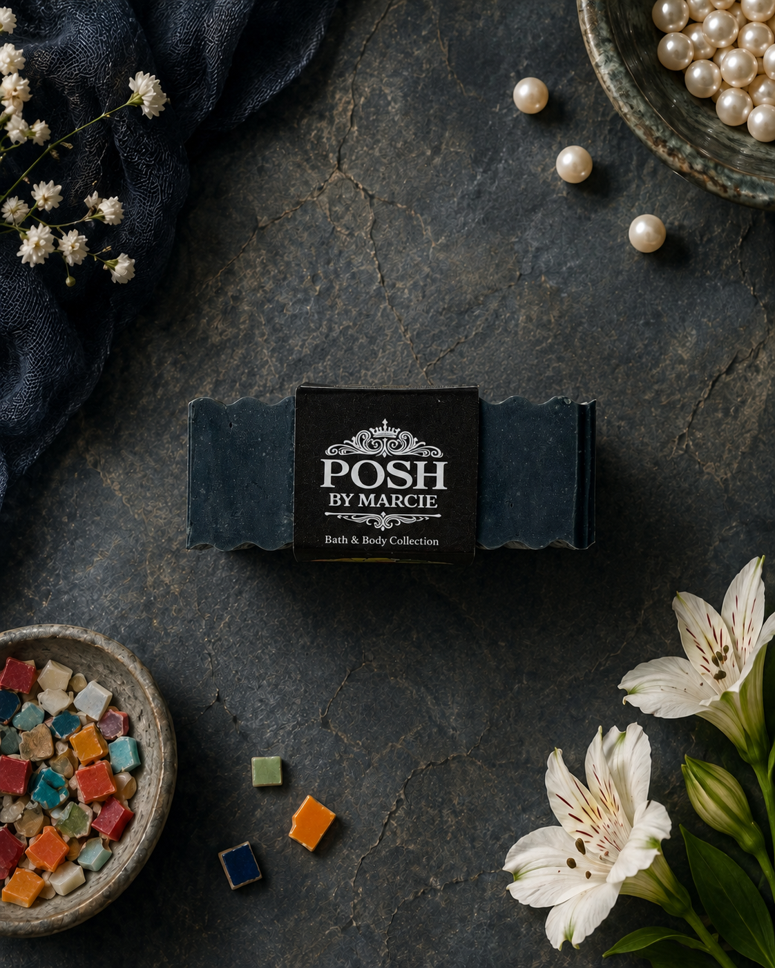 MOSAIC NOIR HANDCRAFTED SOAP BAR