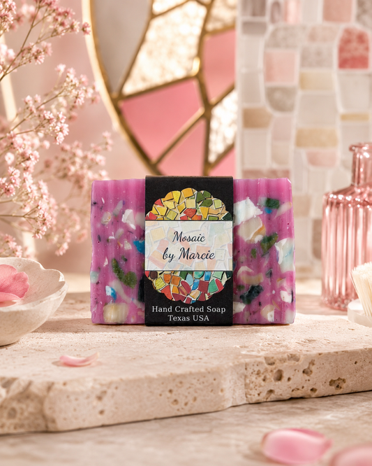 MOSAIC BLUSH HANDCRAFTED SOAP BAR