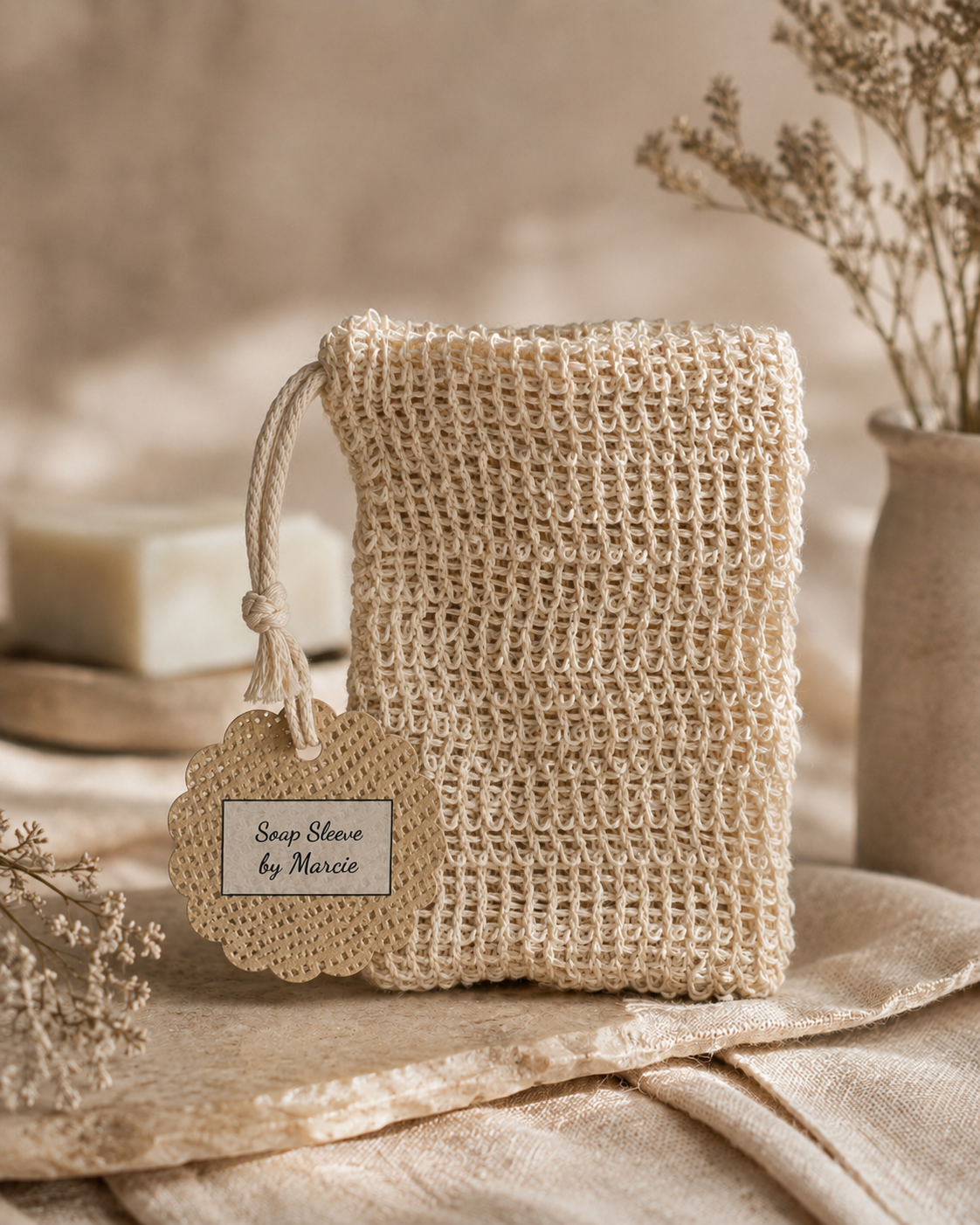SOAP BAR LOOFAH BAG