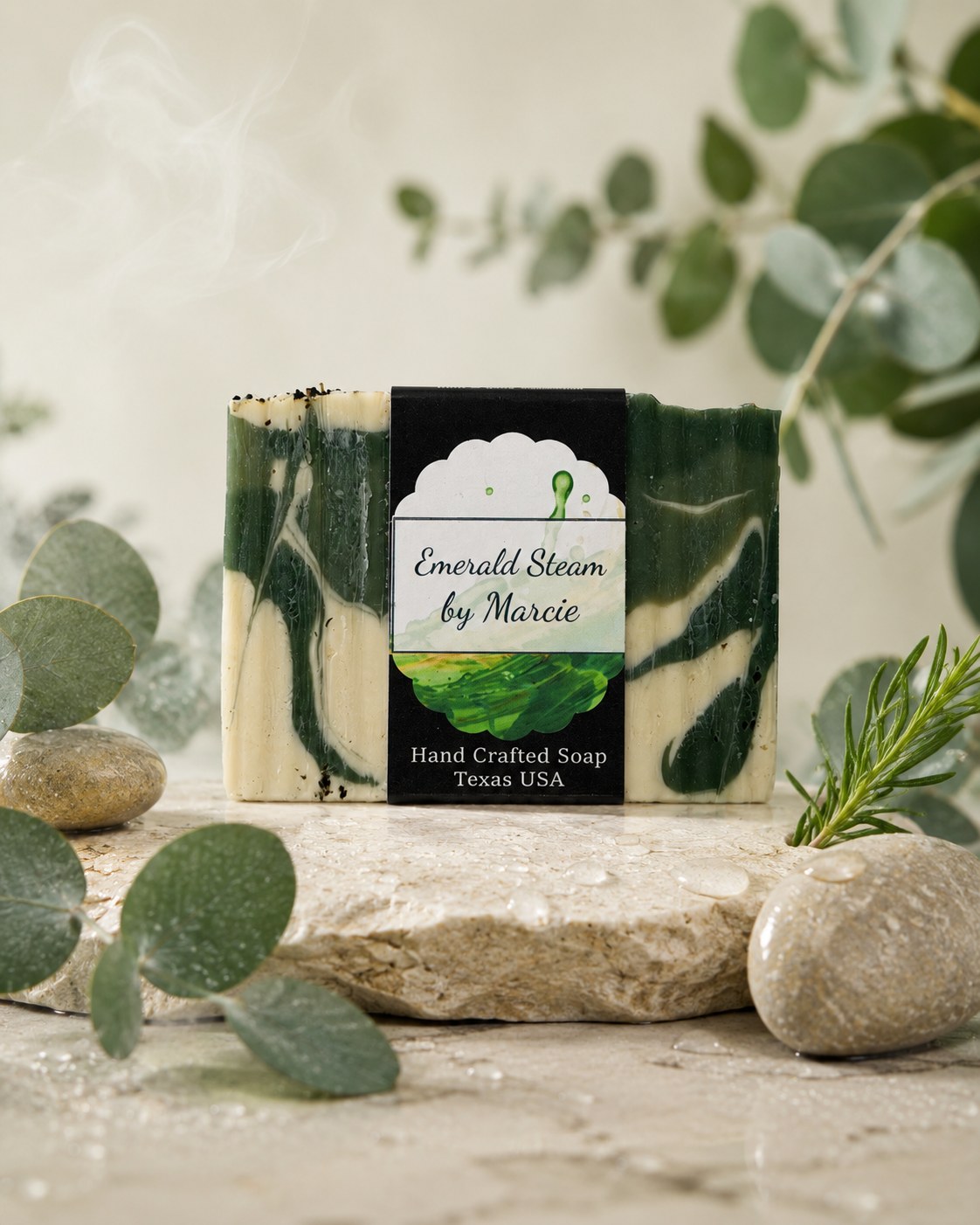 EMERALD STEAM HANDCRAFTED SOAP BAR