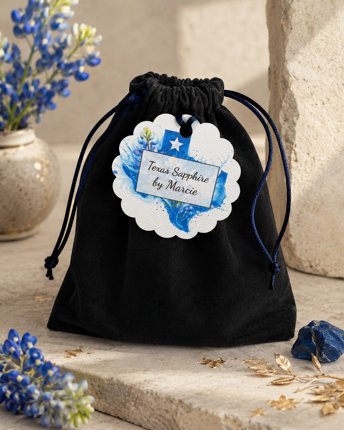 TEXAS SAPPHIRE LUXURY SCENTED CANDLE