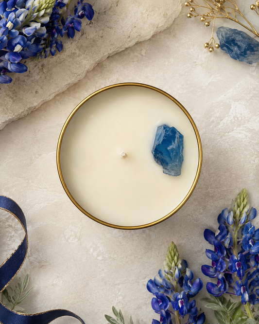TEXAS SAPPHIRE LUXURY SCENTED CANDLE