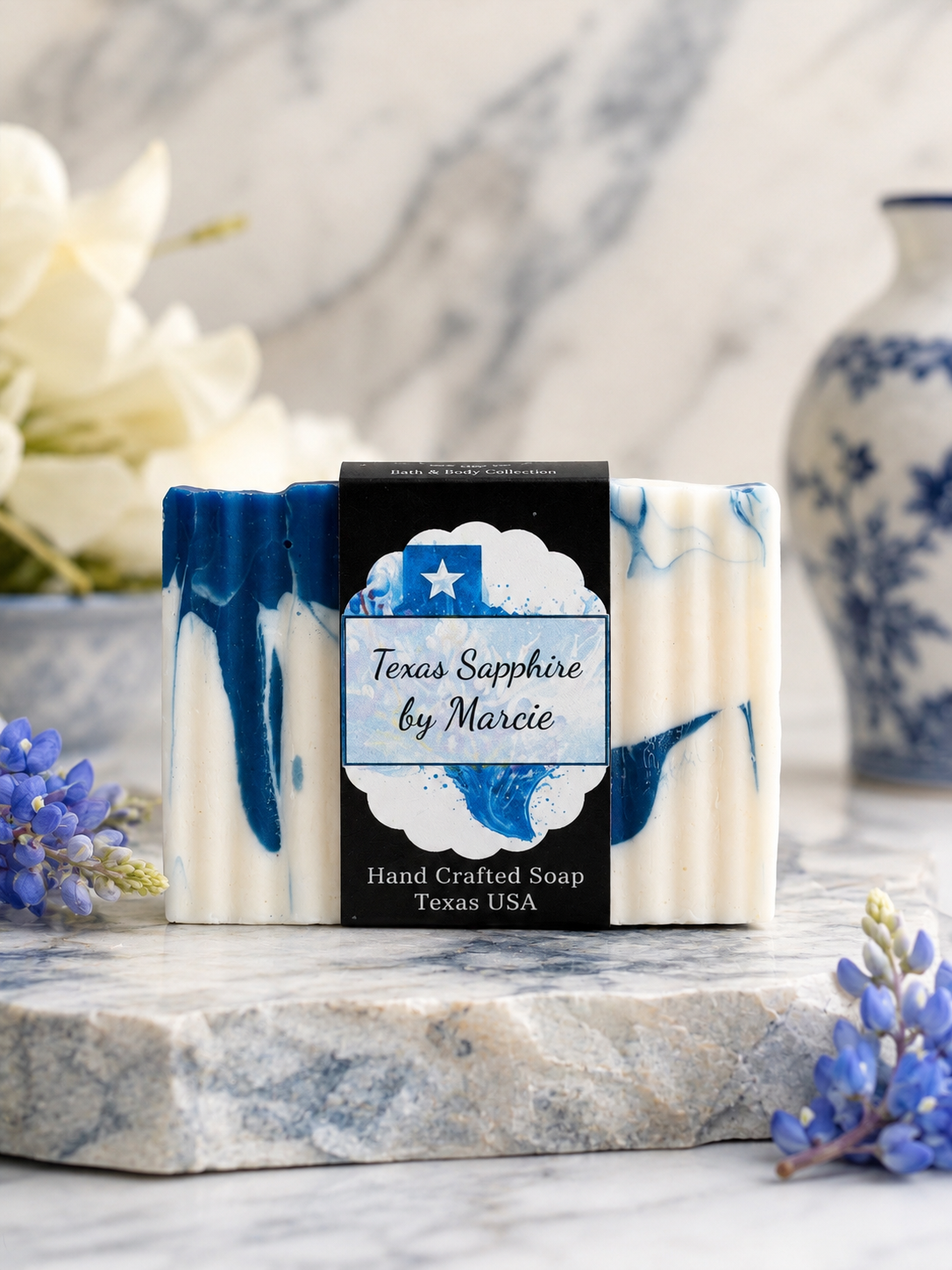 TEXAS SAPPHIRE HANDCRAFTED SOAP BAR