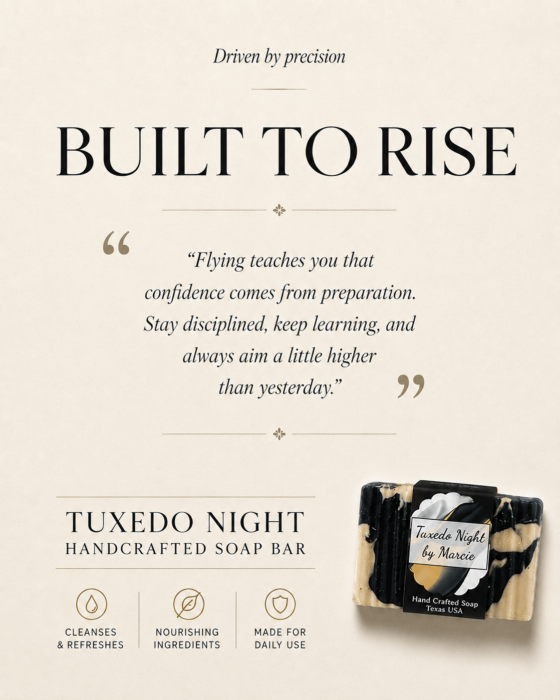 TUXEDO NIGHT HANDCRAFTED SOAP BAR